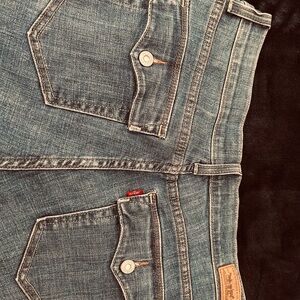 Levi's Women's Light Blue Straight Leg Jeans with Signature Red Tab